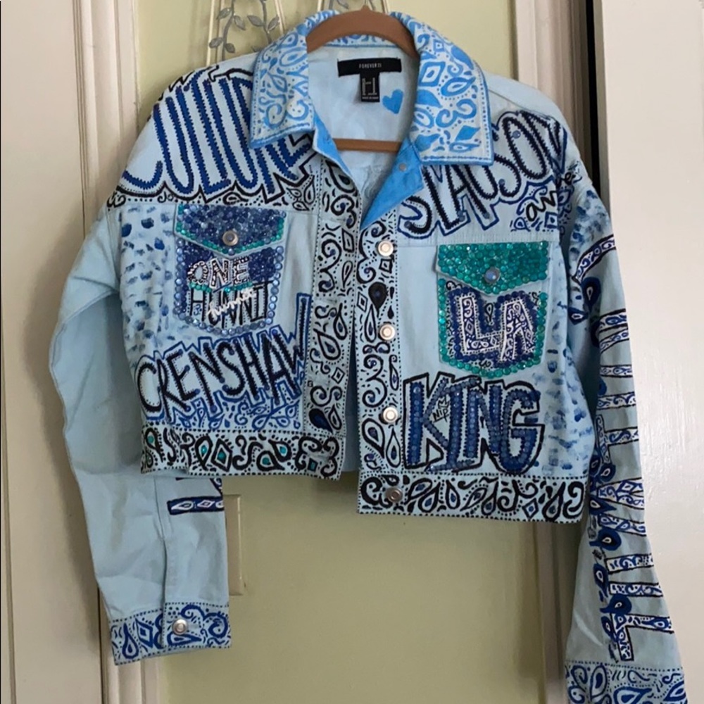 Hand Painted Nipsey Jacket - image 1